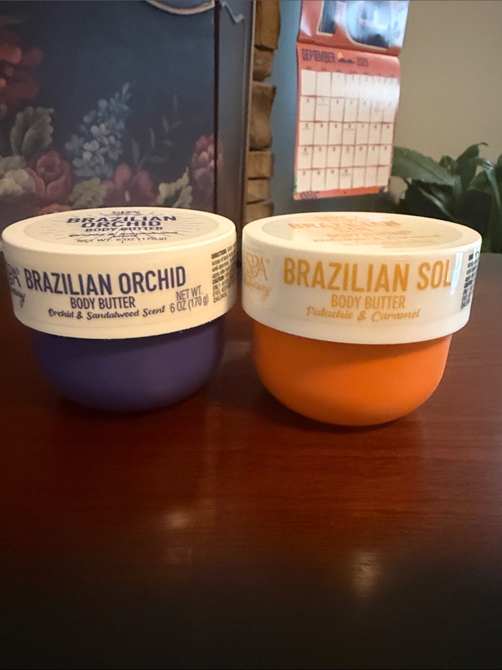 Brazilian Orchid & Brazilian Sol Body Butter Duo - Purple & Orange